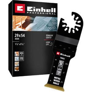 Einhell Multifunktionswerkzeug-Zubehör 708052, 29 x 54 mm, Tauchsägeblatt, Open Back