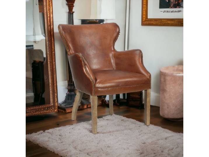 Fauteuil en Cuir L’invité - Cigare
