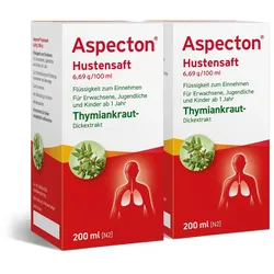 Aspecton Hustensaft Doppelpack 2X200 ml