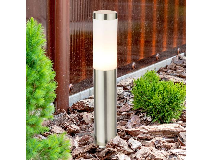 Borne lumineuse 45cm Blanc/Argenté/Silver White