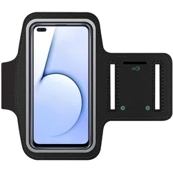 SmartFitness Realme X50 5G Handy Sport Armband, Smartphone Sportarmband, Schwarz