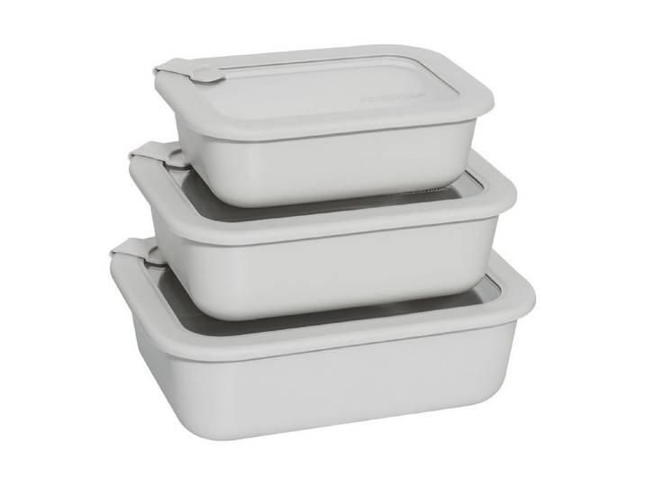 Mulex Vorratsglas LUND HAPPY FRESH Meal Cube, Glas und Silikon, (12er Set inklusive Deckel, 12-tlg., 12er Set inklusive Deckel), Meal Prep