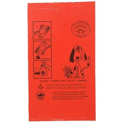 PROREGAL Klassische Hundekotbeutel | 1000 Stück | HxBxT 20x35x0,01cm | Rot