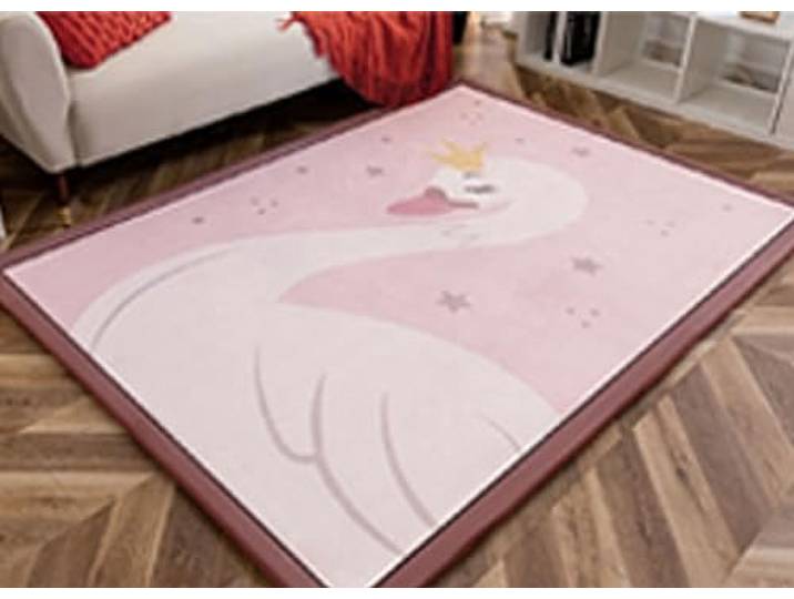 Dmkjdzsw Baby-Spielmatte, Krabbelmatte Kinderteppich, Rechteckig, Größen, Tatami-Yogamatte-swan-200 * 300cm
