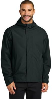 Port Authority J714 C-FREE Rain Jacket in Deep Black size Small   Polyester