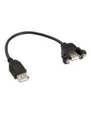 InLine USB-Adapter USB W bis W 2.0 20 cm Daumenschrauben Schwarz (33441D)