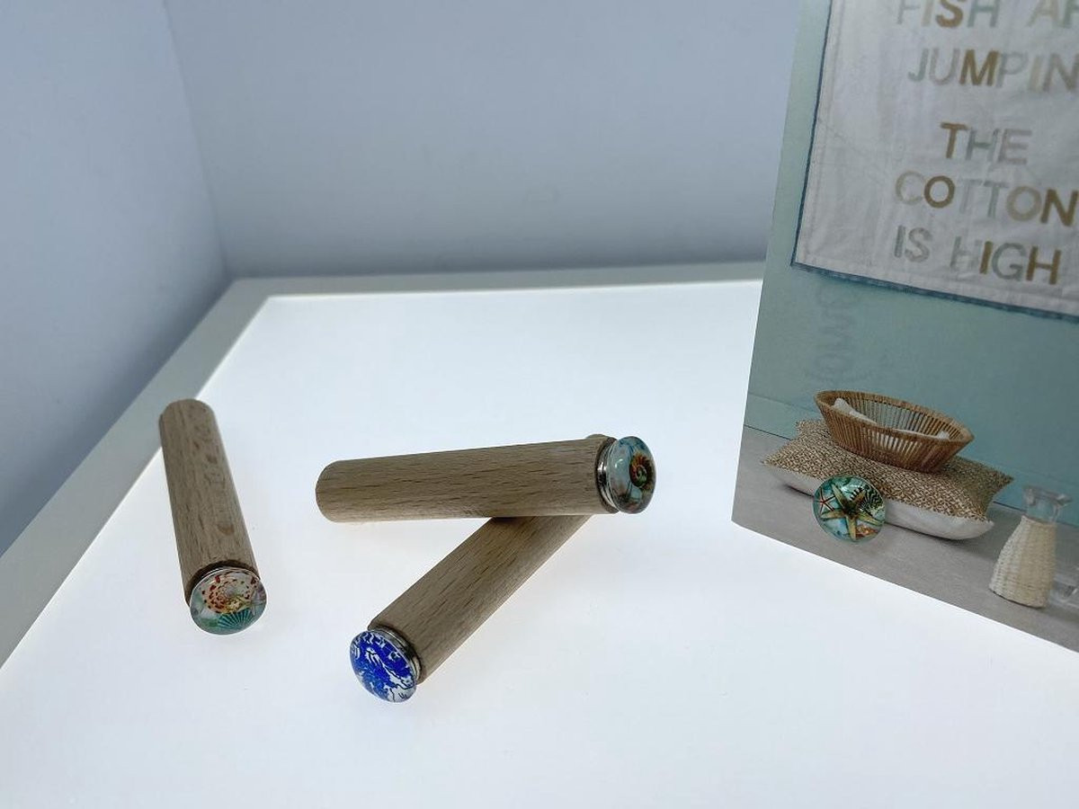 High5wood Kaartpin Sea Life fotohouder set van 4 stuks