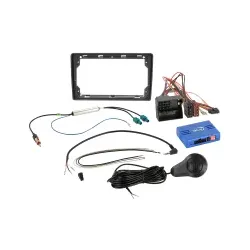 ACV Radioblende 9 Zoll mit Radioanschlusskit Lenkradfernbedienung Citroen / F...