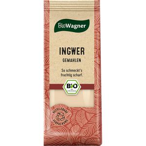 BioWagner Ingwer im Beutel, BIO, gemahlen, 30 g