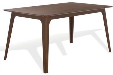 "SAFAVIEH Couture Madina 59.1-Inch Wood Dining Table, Modern - 59"" W x 35"" D x 30"" H"