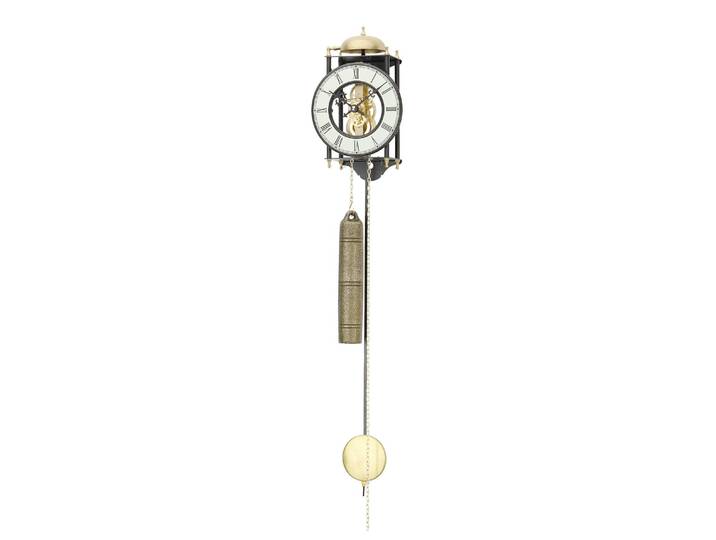 Wanduhr Marsfield Gehäuse: Metall Uhrwerk: Messing 14 x 25 x 11cm Messing/Messing/Weiß