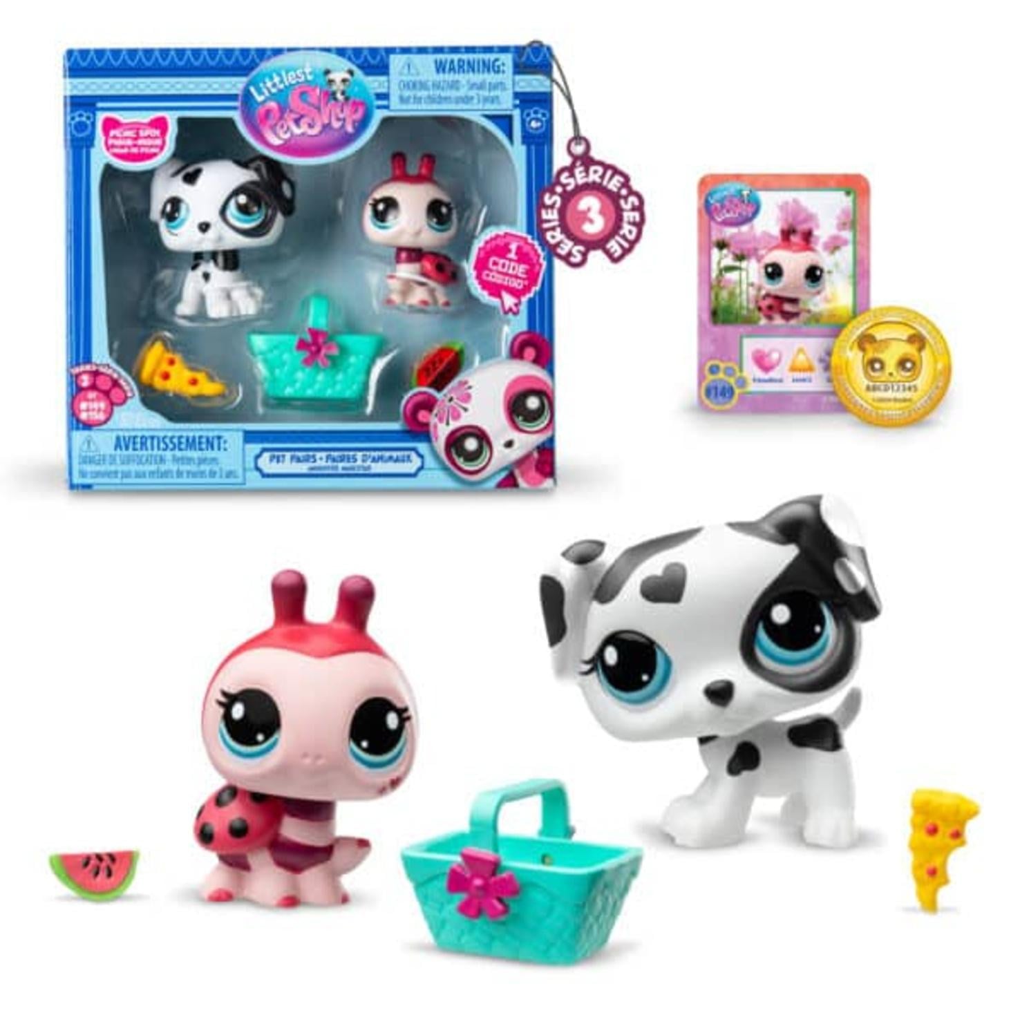 Hasbro Littlest Pet Shop Picknickplek-set met figuurtjes en accessoires