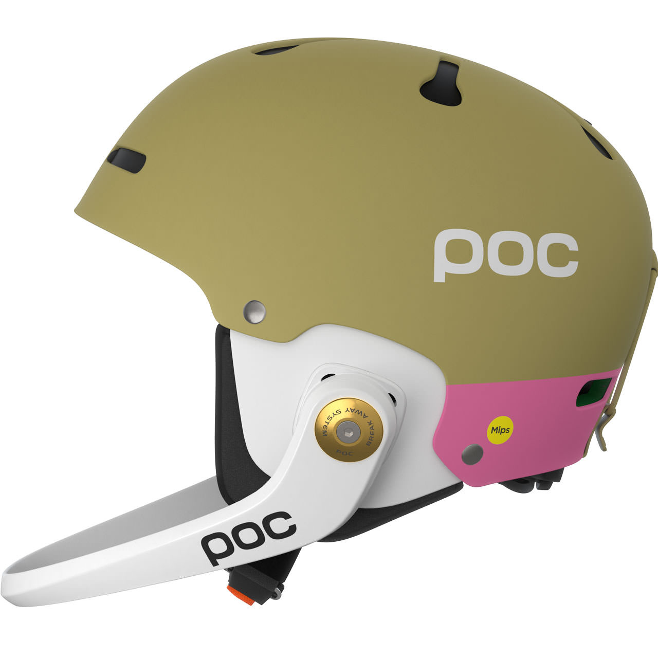 POC Artic SL Mips olivine green matt/thulite pink matt - XS-S = 51 - 54 cm