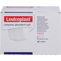 Leukoplast Compress Absorbent Soft Ste 10x20 25 ST
