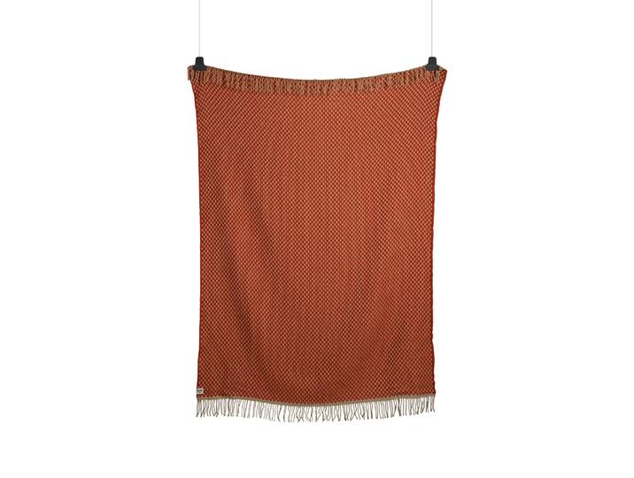 Røros Tweed Isak deken 150x210 cm Red sumac