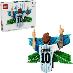 LEGO Editions Football 43018 Lionel Messi – Torjubel Bausatz, Mehrfarbig
