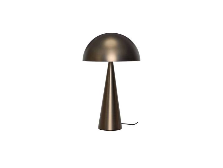 Hübsch Tischlampe Mush, messing / gold, für Schlafzimmer, Metall, Modern