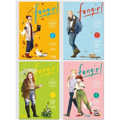 Fangirl Komplettpack 1–4, Set von Rainbow Rowell,Sam Maggs, Carlsen, 978-3-551-80945-2