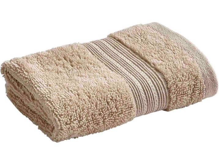 Waschlappen CHRISTY Organic , beige (natural), B:30cm L:30cm, Walkfrottier, Waschlappen, Waschlappen, Luxus Seiftuch mit 550g/m², 100% Bio-Baumwolle, 30 x 30, 4er Set
