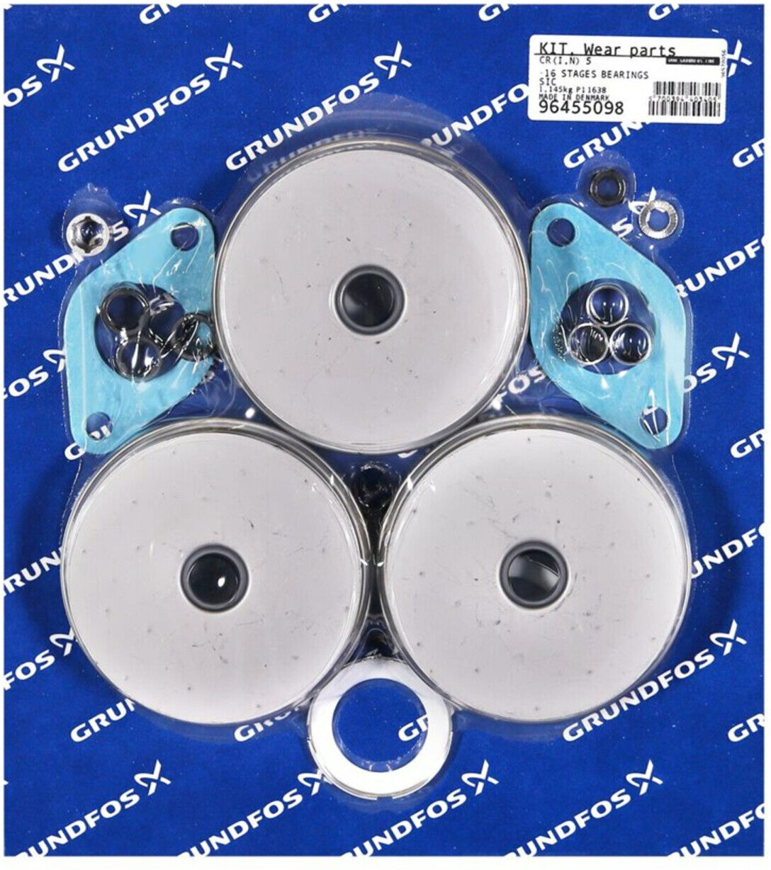 Grundfos Ersatzteil Kit Verschleißteile für CR(I/N)5 -16 Stufen SIC (96455098)