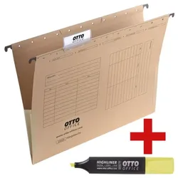 OTTO Office Hängetaschen inkl. GRATIS Textmarker »Highliner« braun