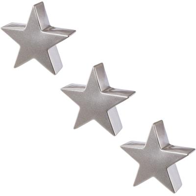 Dekostern CREATIV DECO "Weihnachtsstern, Weihnachtsdeko", beige (champagner), B:16cm H:16cm T:5cm, Keramik, Dekosterne, mit schimmernder Oberfläche