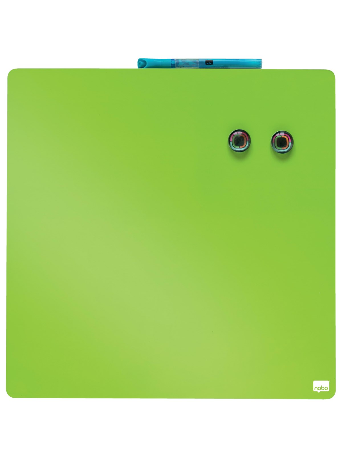 Nobo quadratisches Whiteboard 36 x 36cm Grün