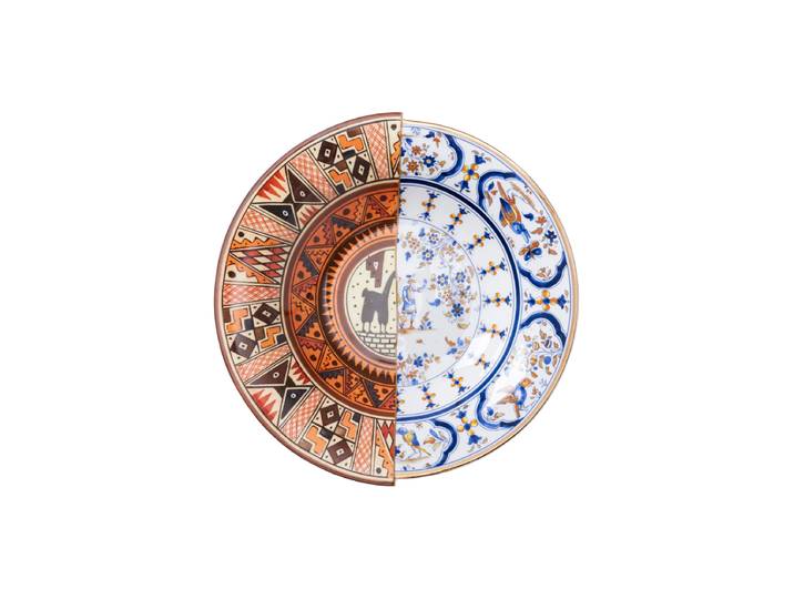 Design Suppen- & Pastateller „Hybrid Tula“ aus Porzellan Multicolor Seletti