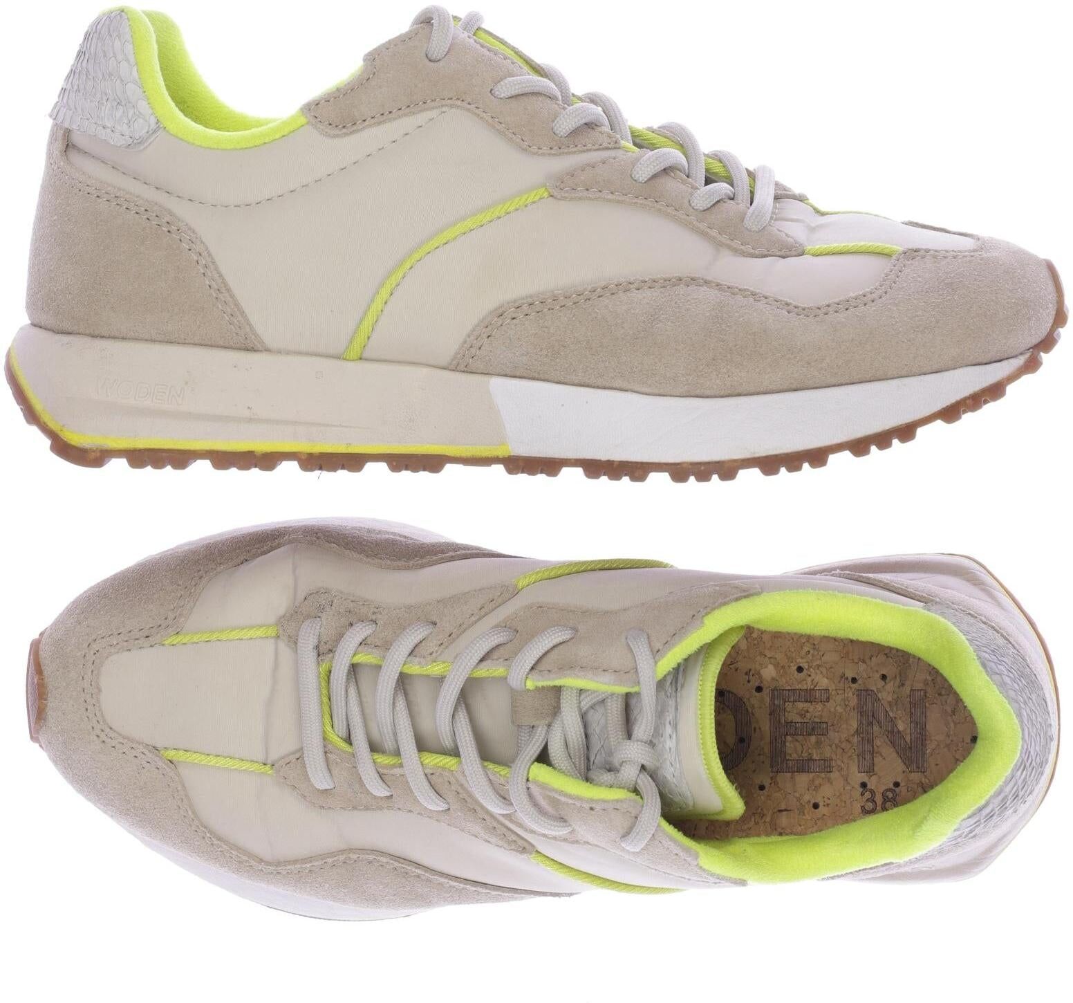 Woden Damen Sneaker, Beige, Gr. EU 38, kein / Etikett - Second Hand