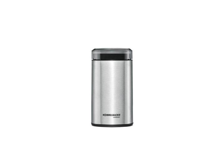 Kaffeemühle ROMMELSBACHER EKM 100 , schwarz (silberfarben, schwarz, transparent), Kaffeemühlen, Kaffeemühle