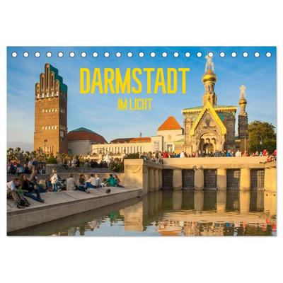 Darmstadt im Licht (Tischkalender 2026 DIN A5 quer), CALVENDO Monatskalender
