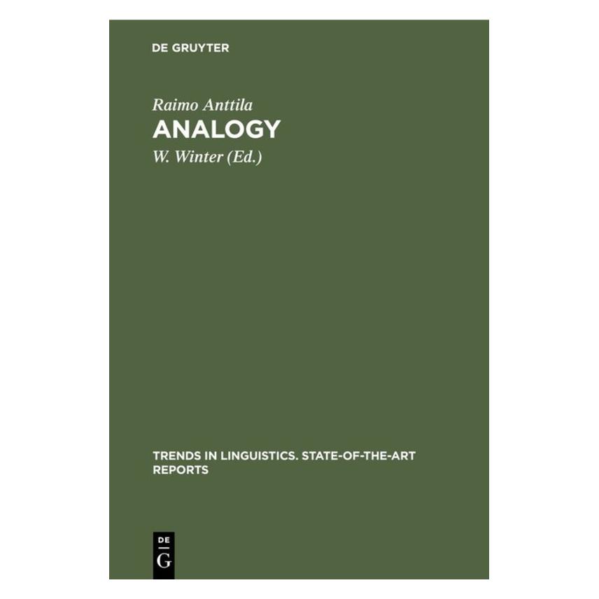 De Gruyter Analogy (Englisch, Hardcover, Raimo Anttila) (71876602)