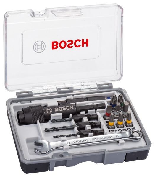 Bosch 20tlg. Schrauberbit-Set Drill&Drive 2607002786
