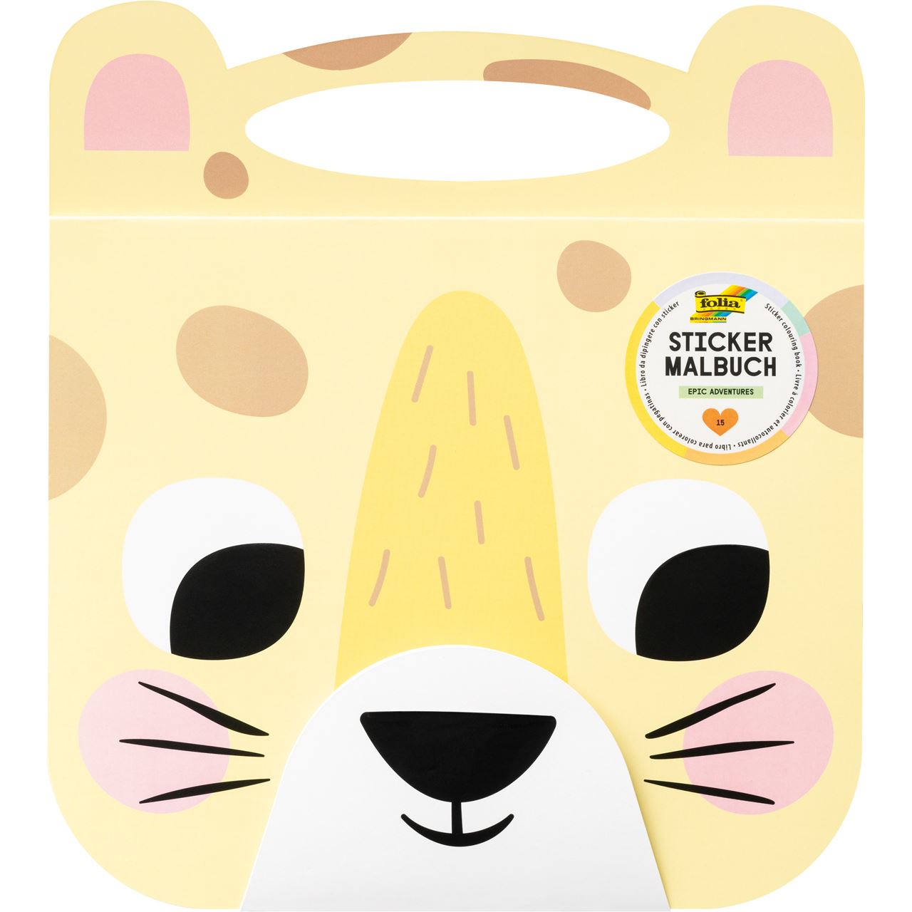 folia ADVENTURE mit Sticker Malbuch, 1 St.