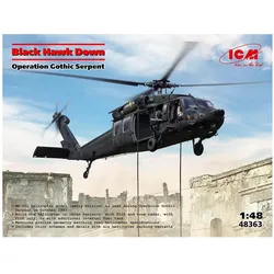 ICM Kit Modello Elicottero Sikorsky S-70 Black Hawk Operazione Serpente Gotico