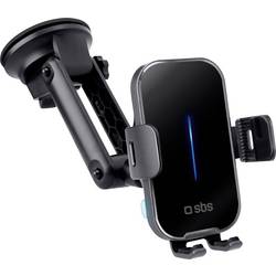 sbs mobile Clamp Charge Saugnapf Handy-Kfz-Halterung mit Induktionsladefunktion, 360° drehbar TESUPEXTWIR15W