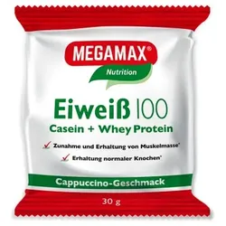 EIWEISS 100 Cappuccino Megamax Pulver 30 g