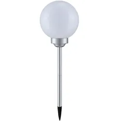 Solarleuchte Kugel Garten LED Gartendeko Solarkugel für Außen 20 cm Kugelleuchte Solar, Leuchtdauer ca. 6-8 Stunden, H 62 cm