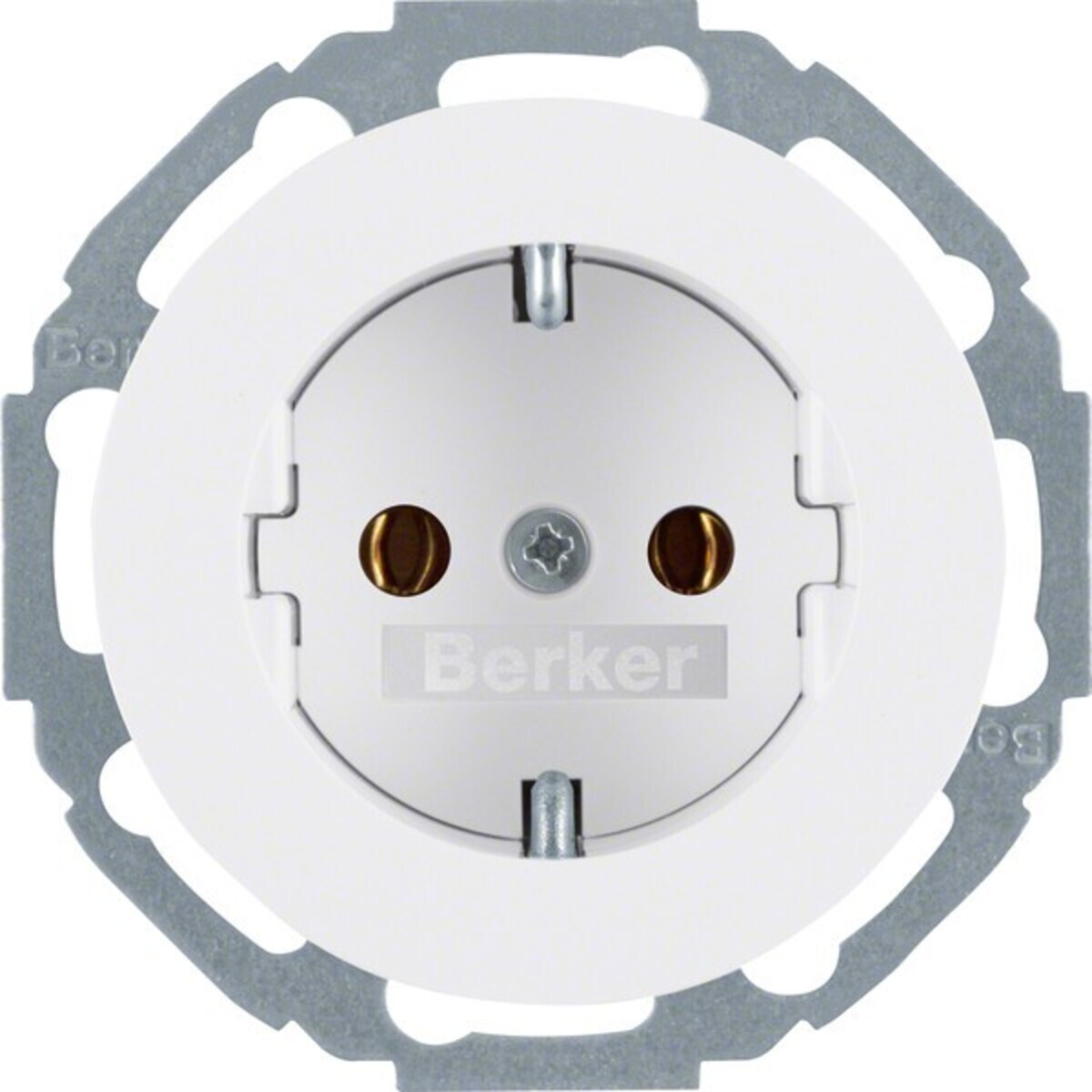 Berker stopcontact SCHUKO R.Classic polarwit glanzend