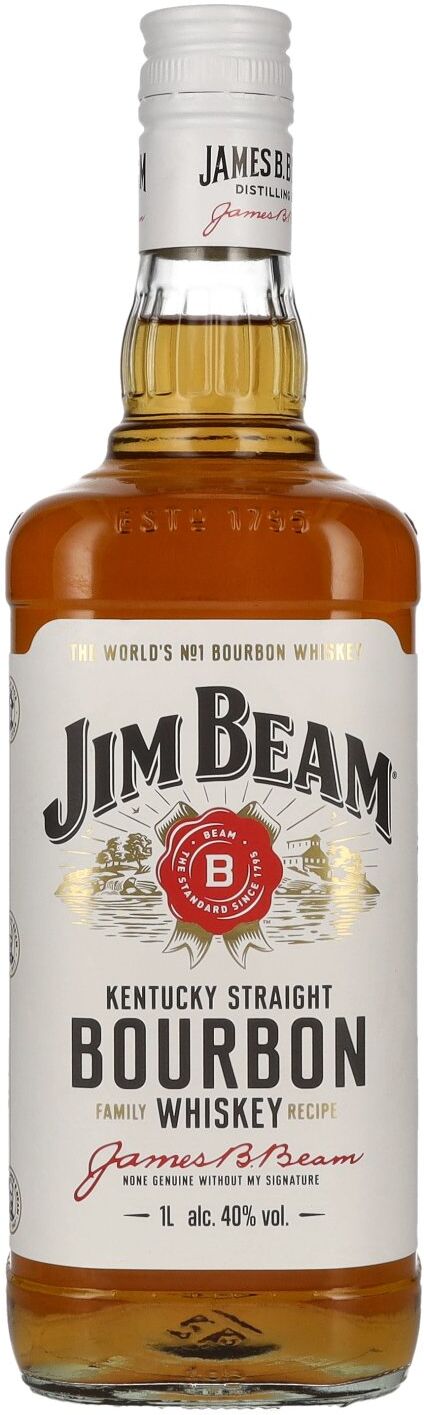 Jim Beam Kentucky Straight Bourbon Whiskey 40% Vol. 1l