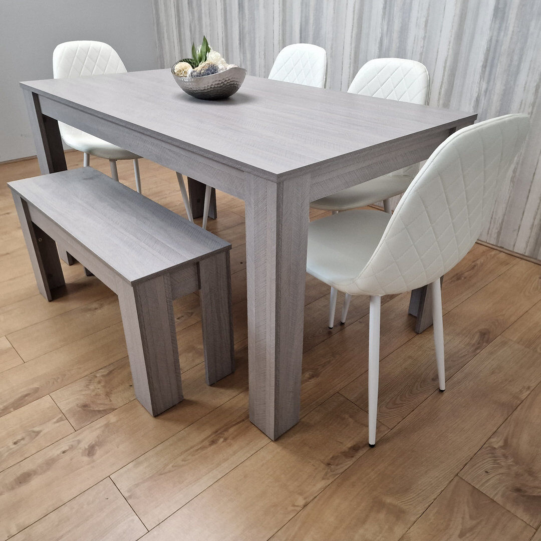 KOSY KOALA Benedetti 6 -Person Dining Set Grey 6