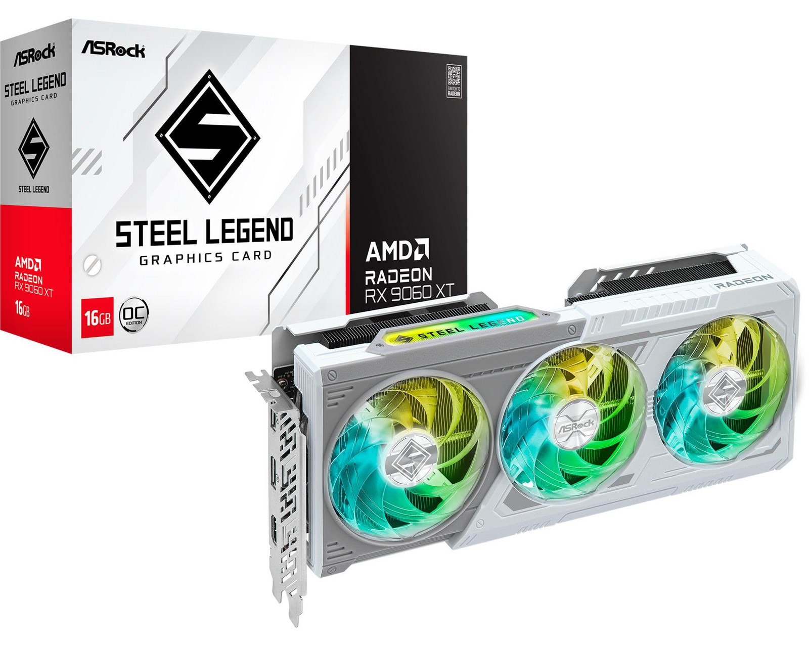 ASRock RX9060XT Steel Legend 16GB OC videokaart