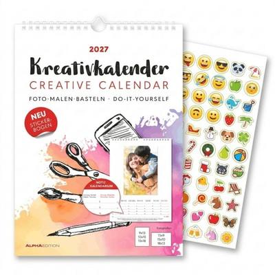 Kreativkalender A4 Notiz 2027
