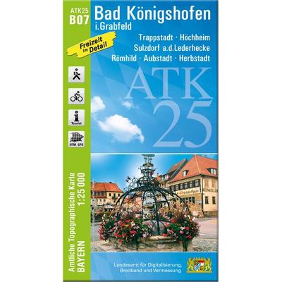ATK25-B07 Bad Königshofen i.Grabfeld (Amtliche Topographische Karte 1:25000), Sonstige von , Landesamt für Digitalisierung, Breitband und Vermessung,
