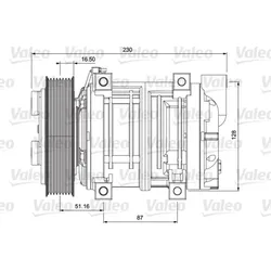 Kompressor Klimaanlage VALEO 716658