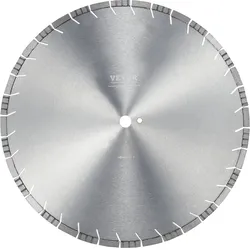 VEVOR Diamantsägeblatt Betonsägeblatt 50 cm für Nass- oder Trockenarbeiten, 12 mm Diamantsegmentsägeblatt mit schrägen Zähnen, Mittellochdurchmesser 25,4 mm, für Beton, Zementplatten, Fliesen, Ziegel