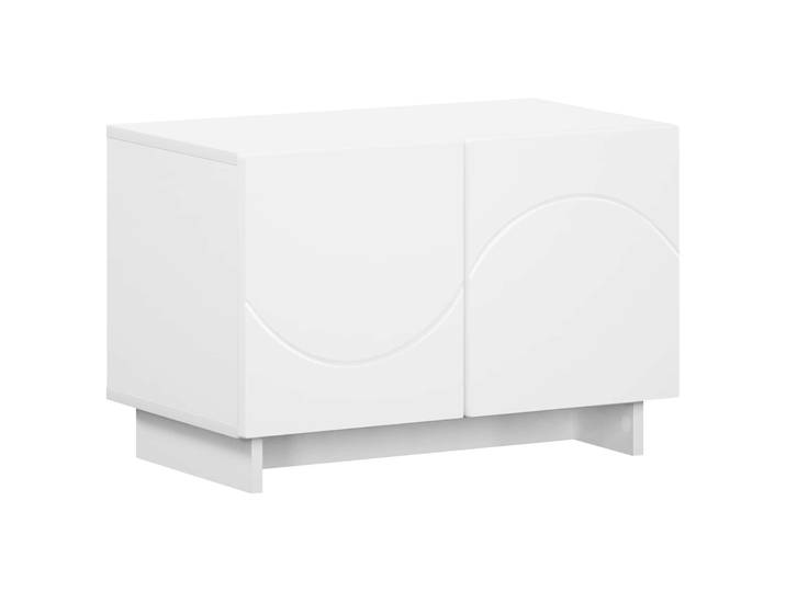Vidaxl Tv Stand 60 X 34.5 X 40 Cm White Engineered Wood