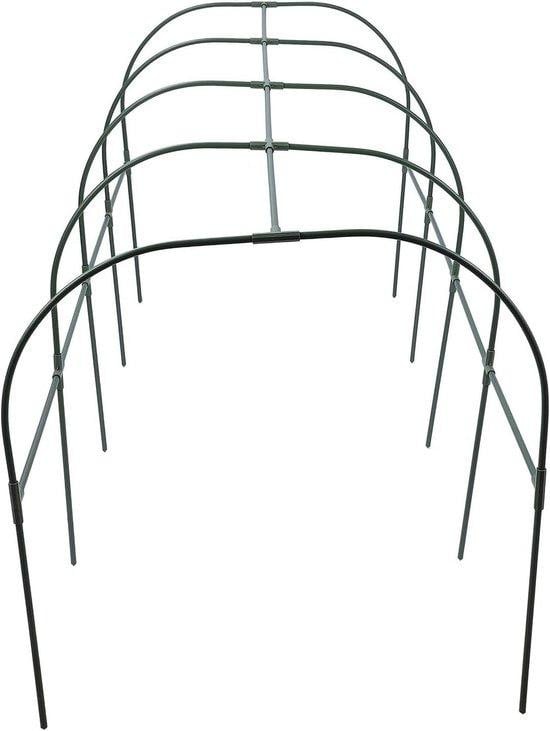 Mini Broeikas Tuinkas Groen Versterkt PVC 80 x 200 cm