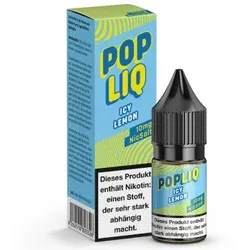 PopLiq Icy Lemon NicSalt Liquid 10ml / 10mg