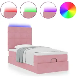 vidaXL, Bett, Emelia Block with squares (90 x 190 cm)